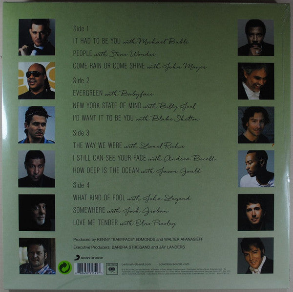Partners — Barbra Streisand with Michael Bublé back cover