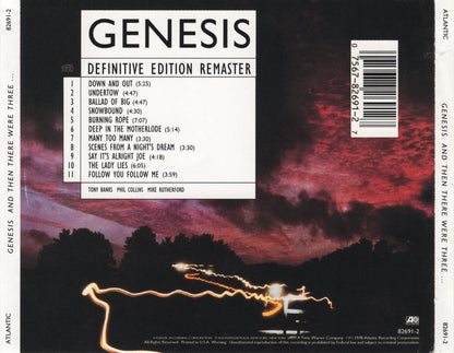 And Then There Were Three — Genesis back cover