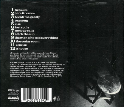 Lost Souls — Doves back cover