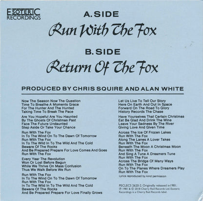 Fish out of Water — Chris Squire back cover