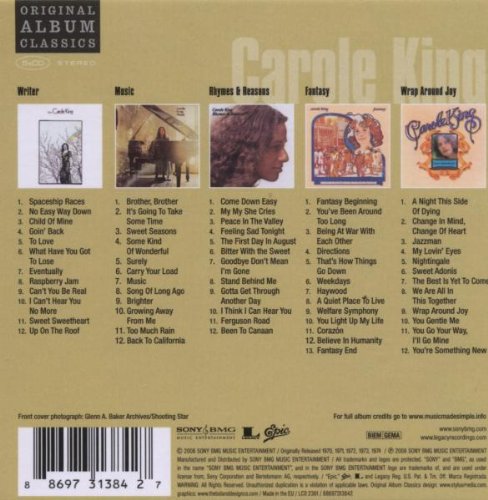 Original Album Classics — Carole King back cover