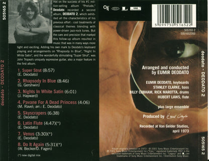 Deodato 2 [Bonus Tracks] — Deodato back cover