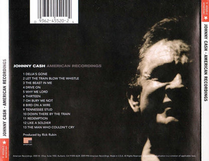 American Recordings — Johnny Cash back cover