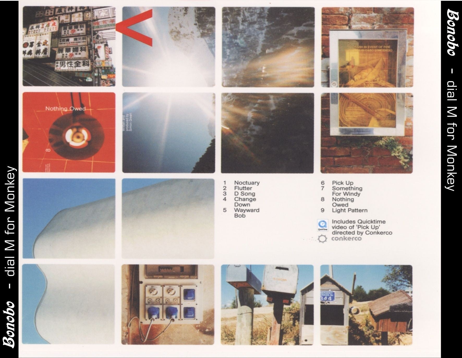 Dial 'M' for Monkey — Bonobo back cover