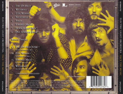 Face the Music — Electric Light Orchestra back cover