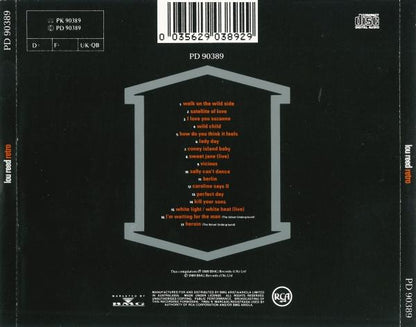 Retro — Lou Reed back cover