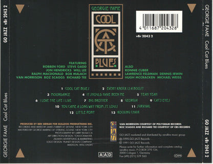 Cool Cat Blues — Georgie Fame back cover