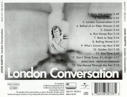 London Conversation [Bonus Track] — John Martyn back cover