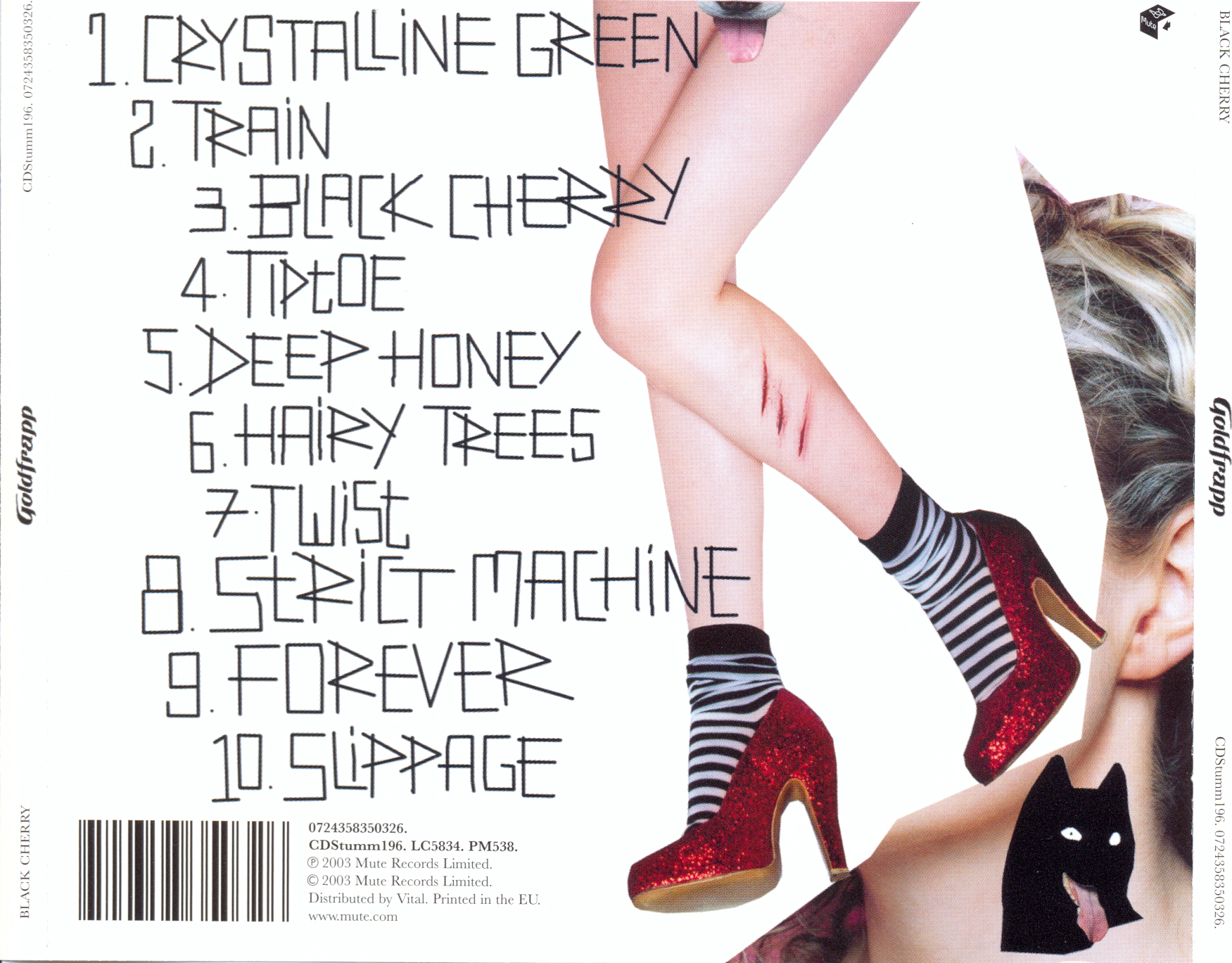 Black Cherry — Goldfrapp back cover