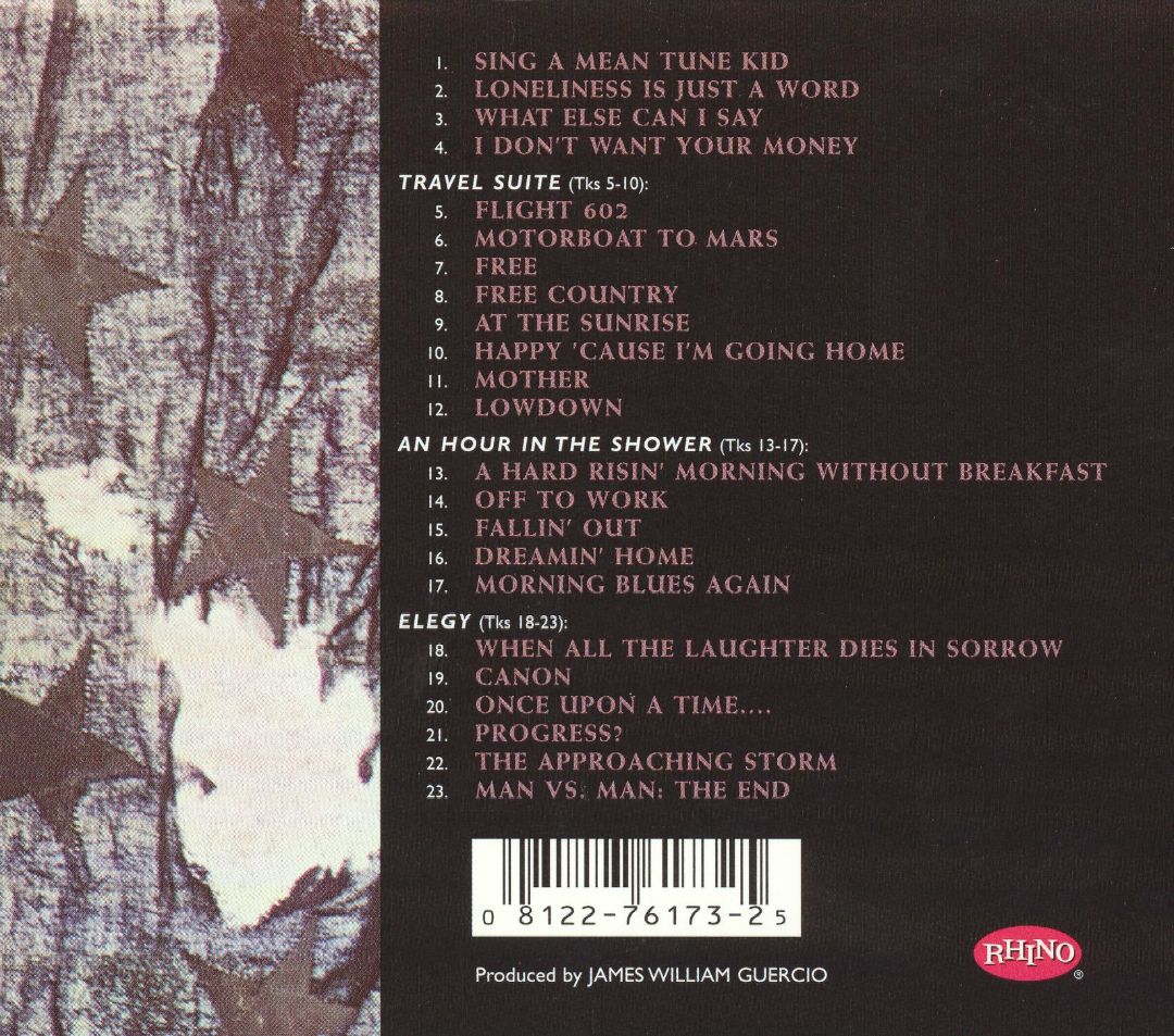 Chicago II — Chicago back cover