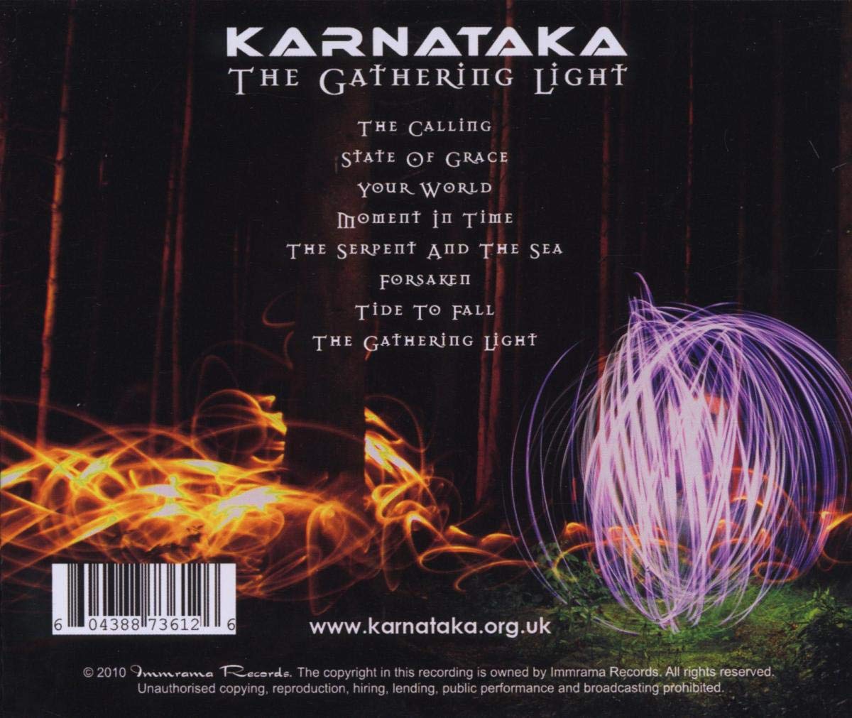 The Gathering Light — Karnataka back cover