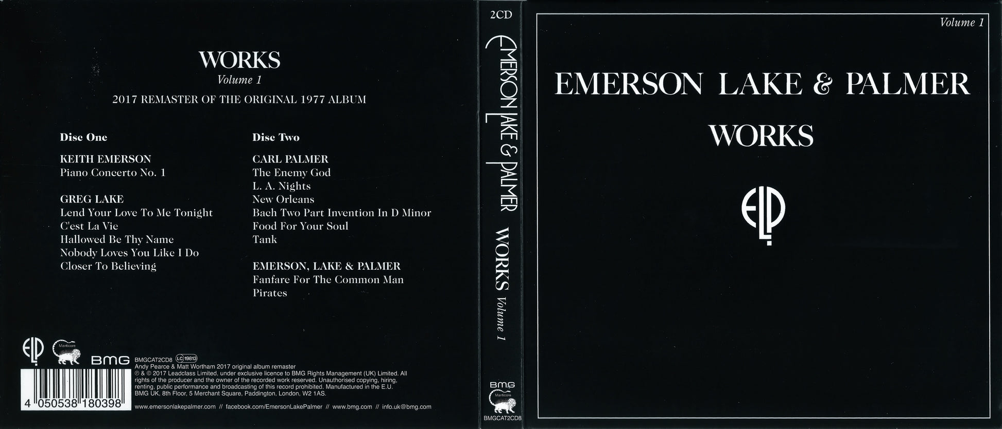 Works — Keith Emerson back cover