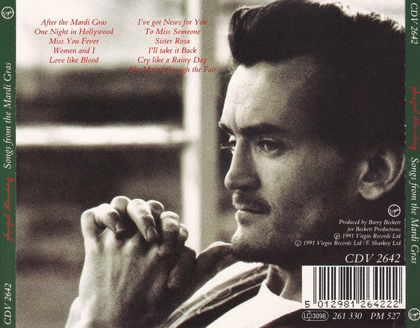 Songs from the Mardi Gras — Feargal Sharkey back cover