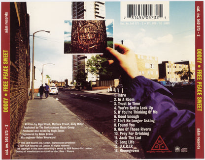 Free Peace Sweet — Dodgy back cover