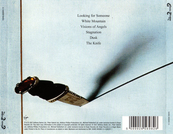 Trespass — Genesis back cover