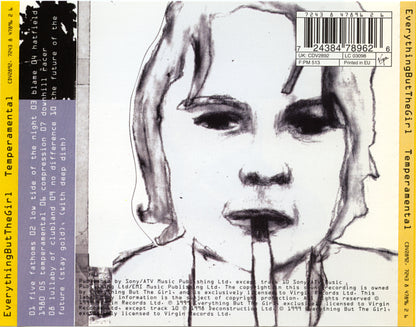 Temperamental — Everything But the Girl back cover