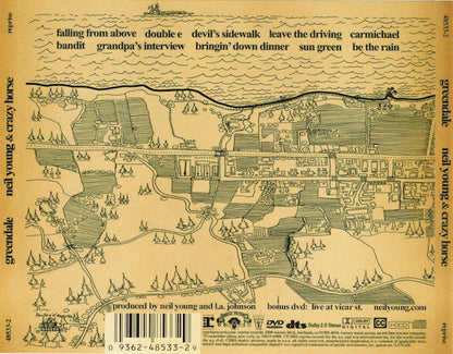Greendale — Neil Young  & Crazy Horse back cover