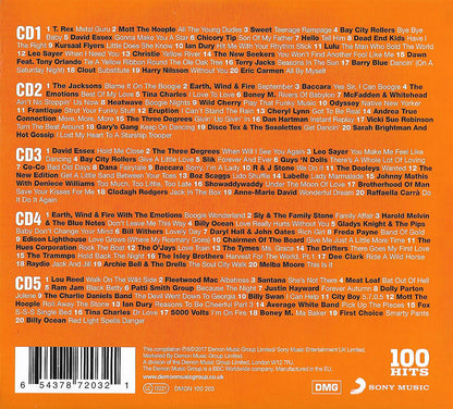 100 Hits: The Best Disco Album — Earth, Wind & Fire Feat. The Emotions back cover