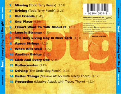 The Best of Everything But the Girl — Everything But the Girl back cover