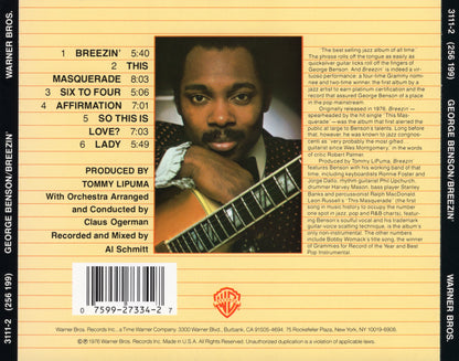 Breezin' — George Benson back cover