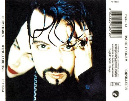 We Too Are One — Eurythmics back cover