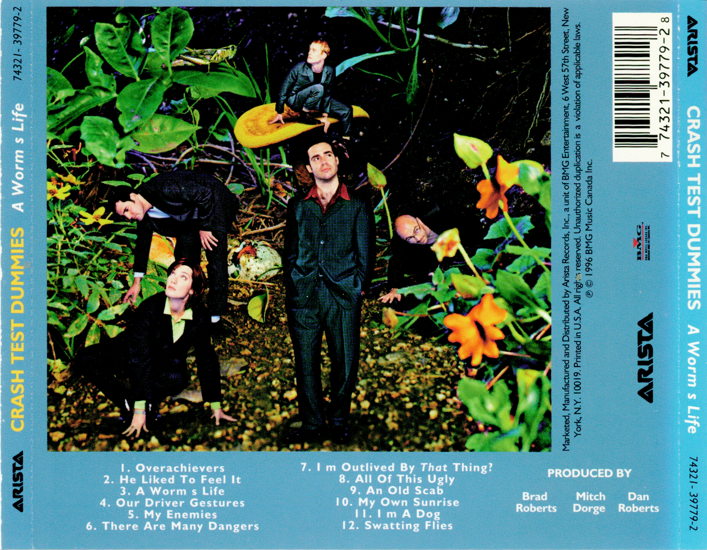 A Worm's Life — Crash Test Dummies back cover