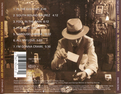 In Through The Out Door — Led Zeppelin back cover