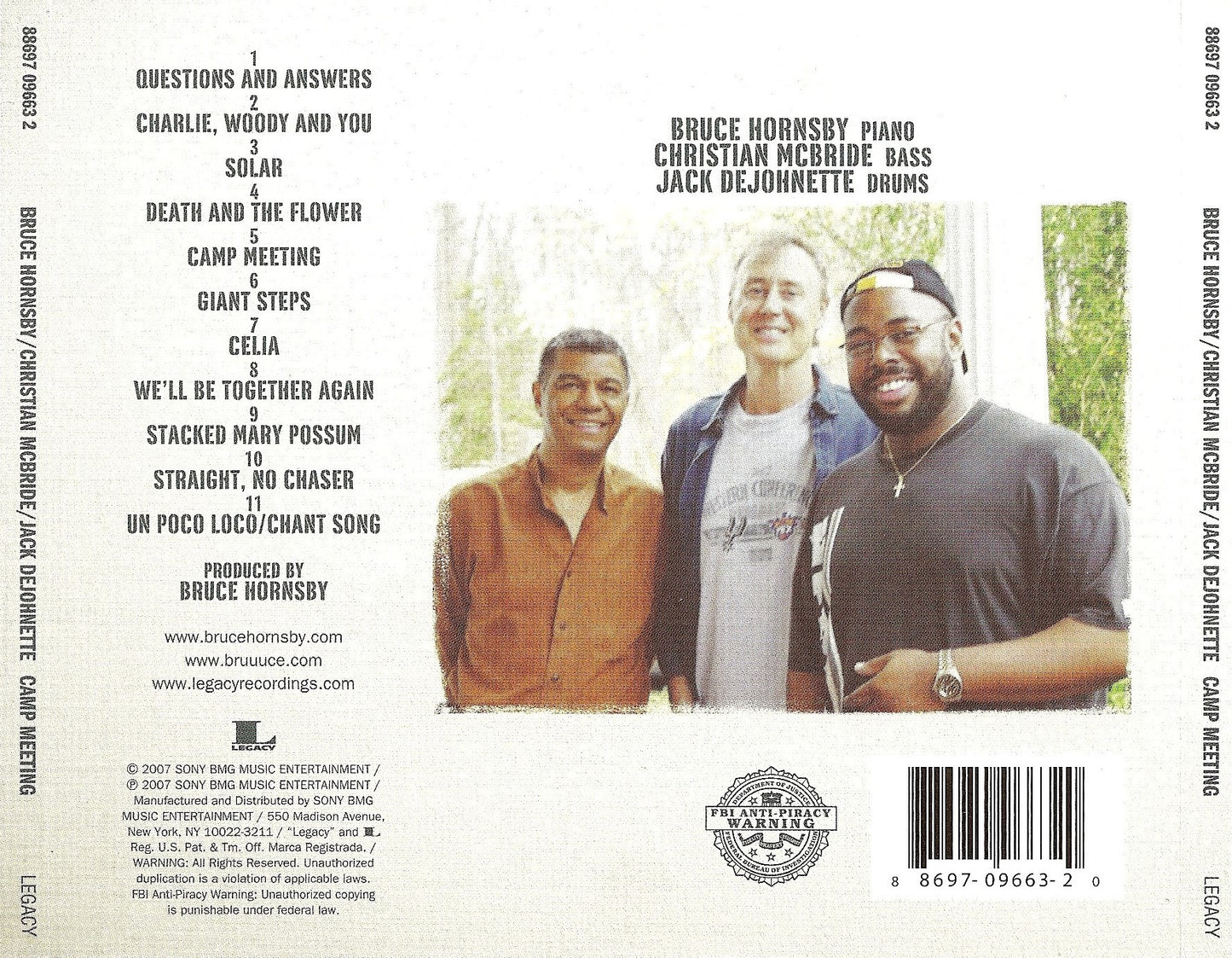 Camp Meeting — Bruce Hornsby/Christian McBride/Jack DeJohnette back cover