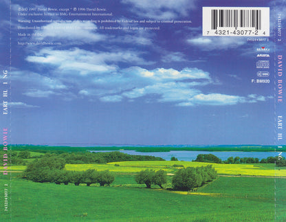 Earthling — David Bowie back cover
