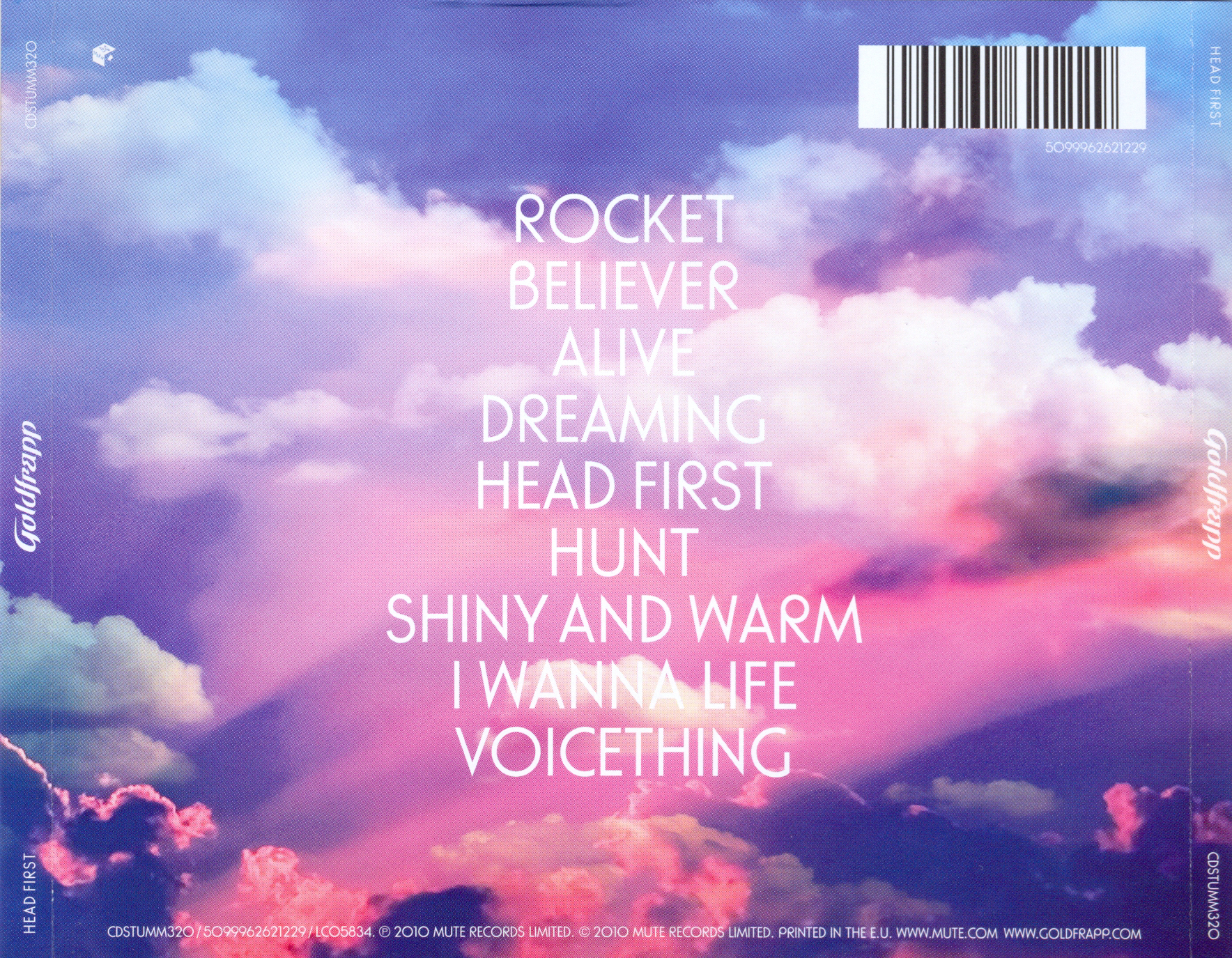 Head First — Goldfrapp back cover