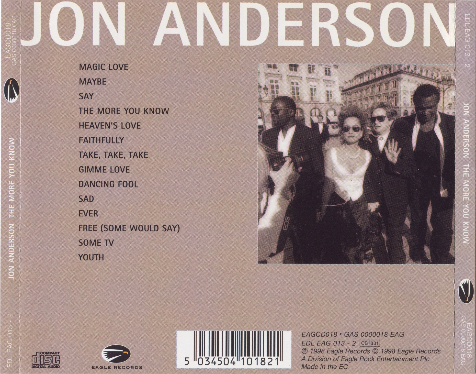 The More You Know â€” Jon Anderson back cover