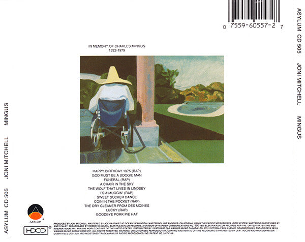 Mingus â€” Joni Mitchell back cover