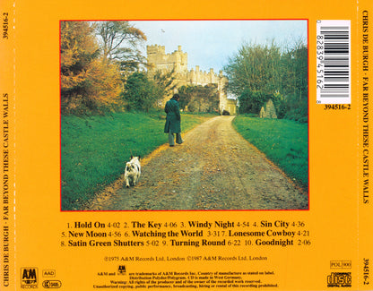 Far Beyond These Castle Walls — Chris de Burgh back cover