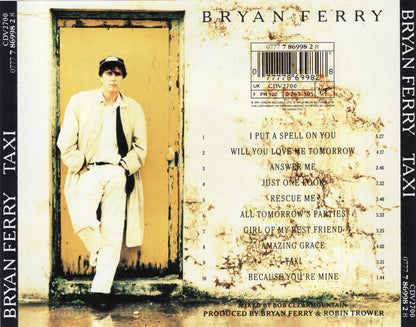Taxi — Bryan Ferry back cover