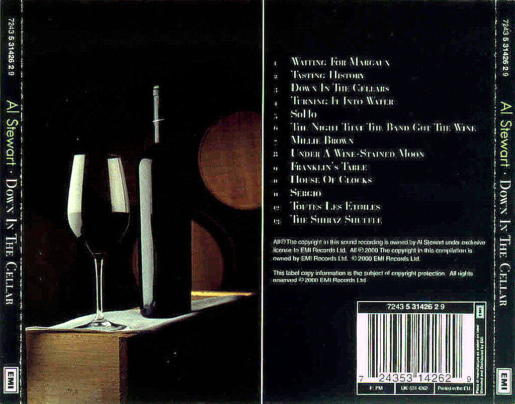 Down in the Cellar — Al Stewart back cover
