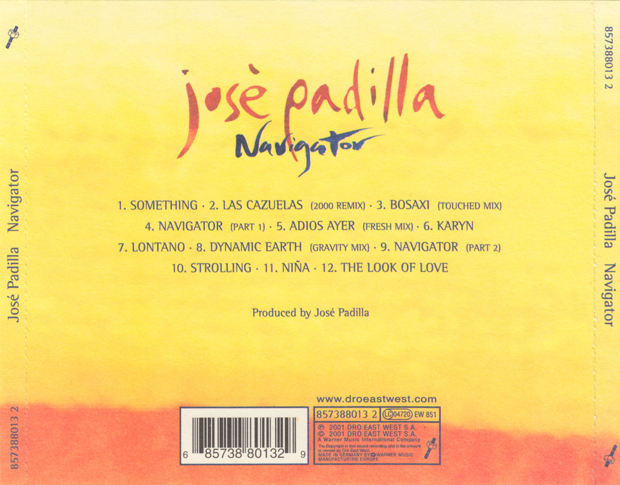 Navigator — José Padilla back cover