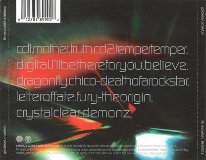 Saturnz Return — Goldie back cover