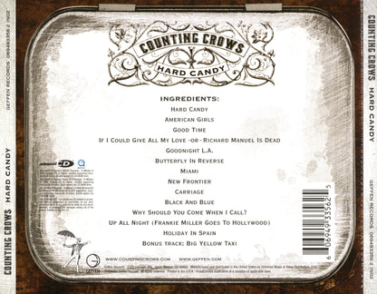Hard Candy — Counting Crows back cover