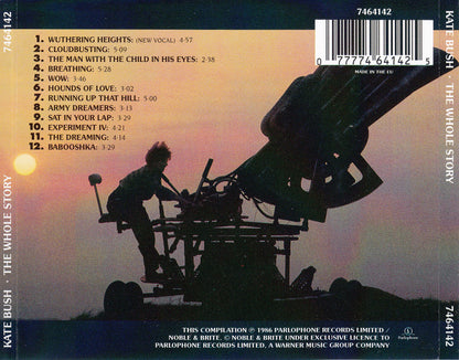The Whole Story — Kate Bush back cover