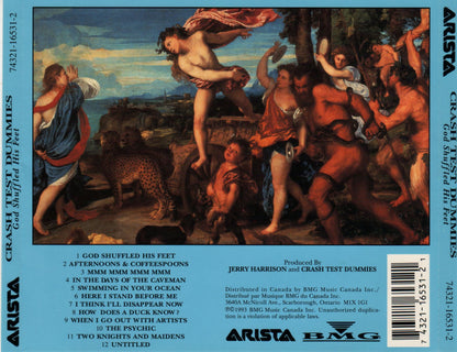God Shuffled His Feet — Crash Test Dummies back cover