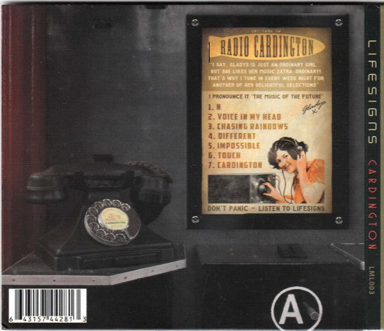 Cardington — Lifesigns back cover
