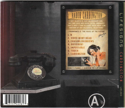 Cardington — Lifesigns back cover