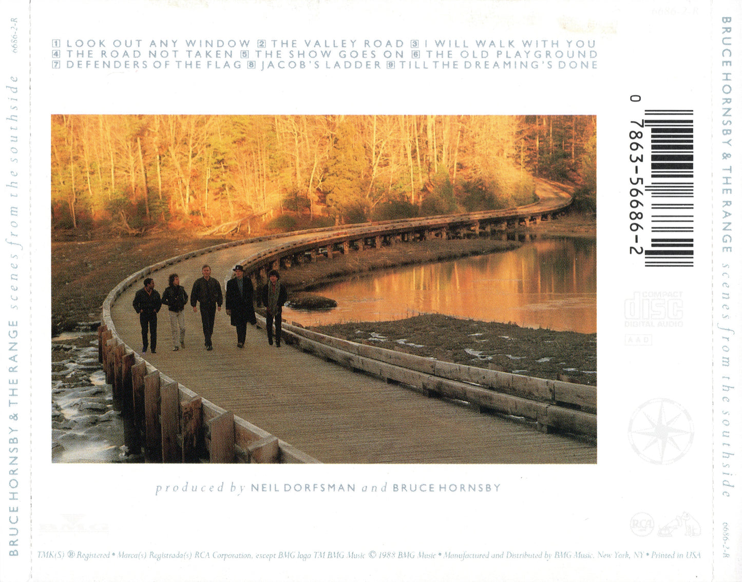 Scenes from the Southside — Bruce Hornsby & The Range back cover