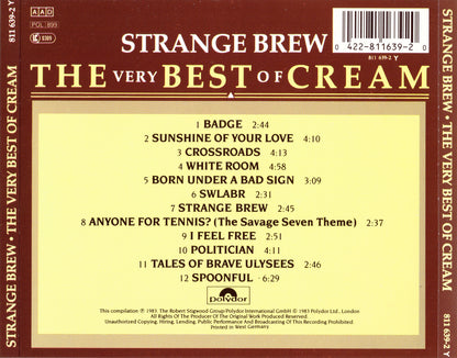 Strange Brew: The Very Best of Cream — Cream back cover