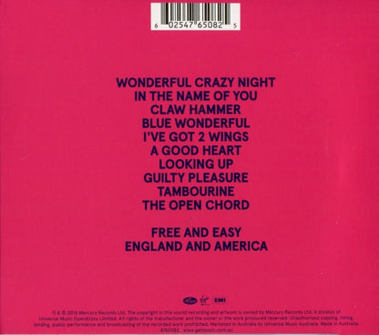 Wonderful Crazy Night — Elton John back cover