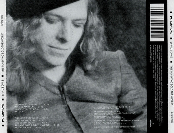 The Man Who Sold the World — David Bowie back cover