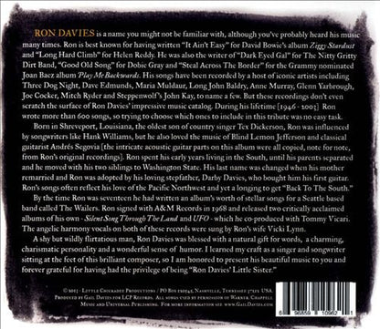 Unsung Hero: A Tribute to the Music of Ron Davies — Gail Davies back cover