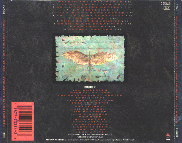 Requiem for the Americas: Songs from the Lost World â€” Jonathan Elias back cover