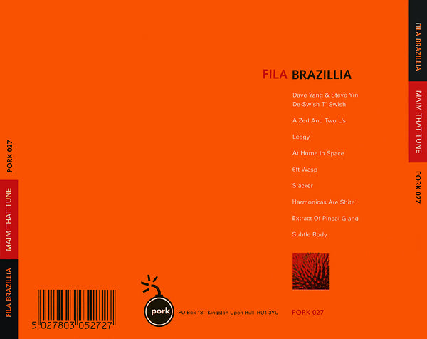 Maim That Tune — Fila Brazillia back cover