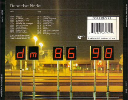 The Singles 86>98 — Depeche Mode back cover